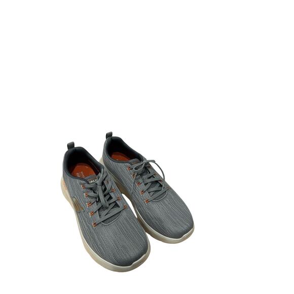 Skechers mens shoes size 11.5 Go Walk Flex -Quota Grey/ Orange - Picture 2 of 7